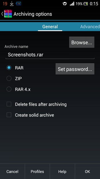 download of winrar for android