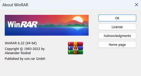 Download Winrar 6.22
